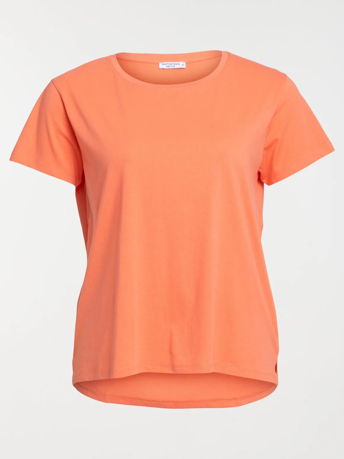 Tee-shirt coral grande taille femme