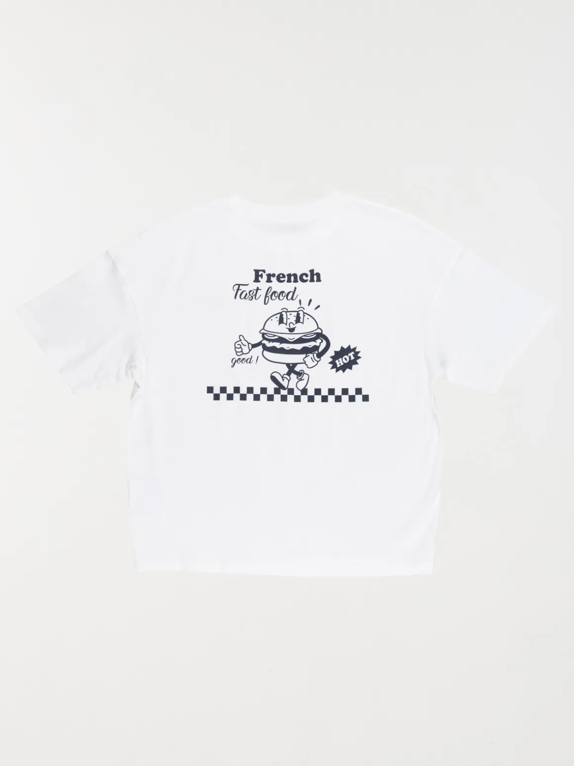 Tee-shirt écru imprimé fille (XXS-M)