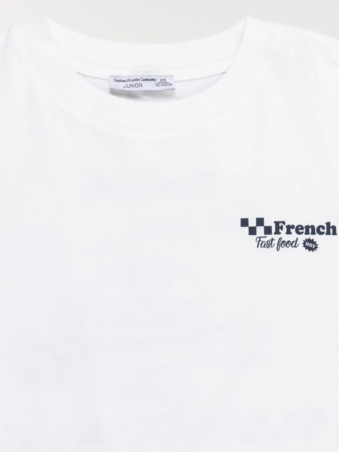 Tee-shirt écru imprimé fille (XXS-M)