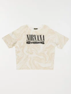Tee-shirt écru Nirvana fille (XXS-M)