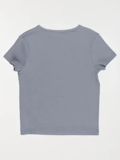 Tee-shirt côtelé fille (XXS-M)