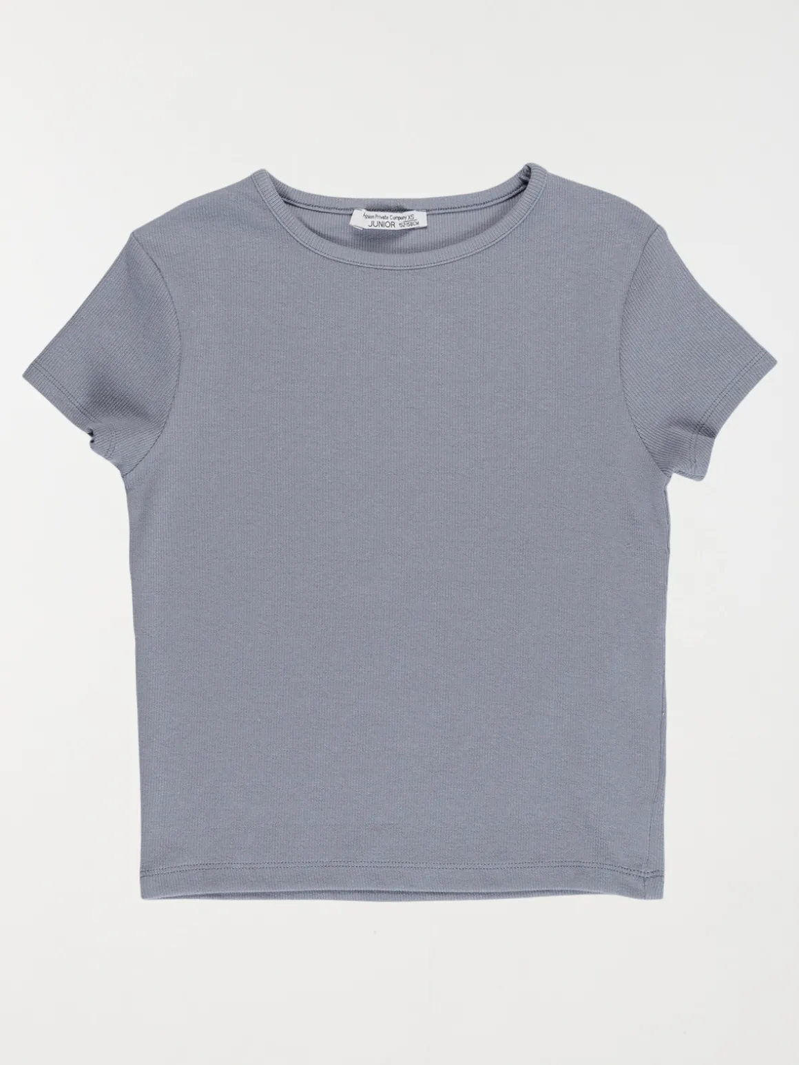 Tee-shirt côtelé fille (XXS-M)