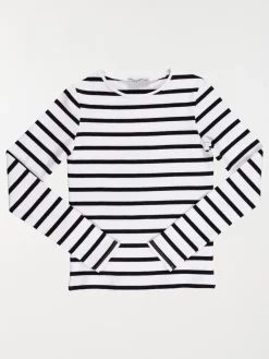 Tee-shirt côtelé rayé fille (XXS-M)