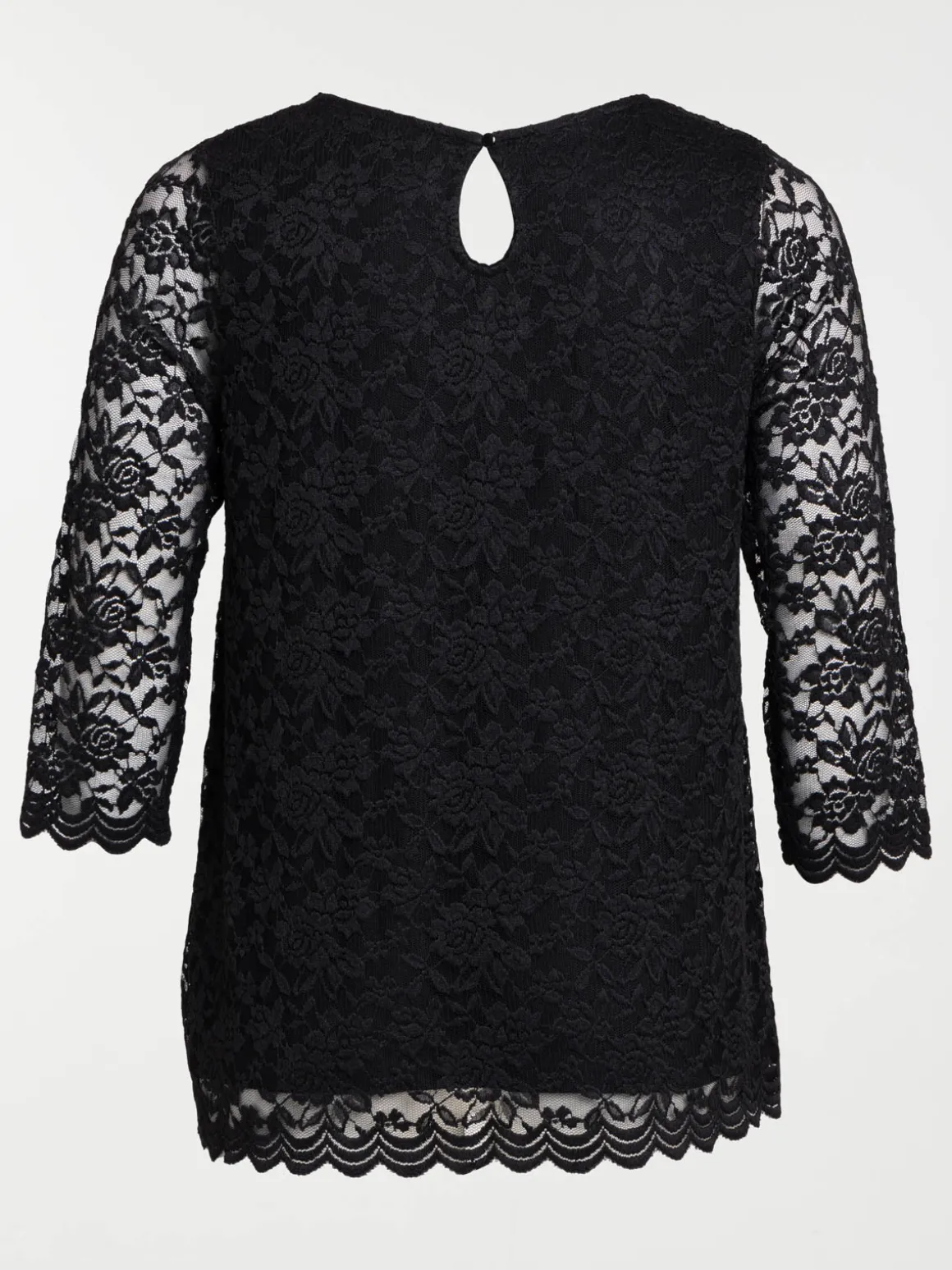 Tee-shirt dentelle grande taille femme