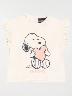 Tee-shirt fille Snoopy écru (3-36M)
