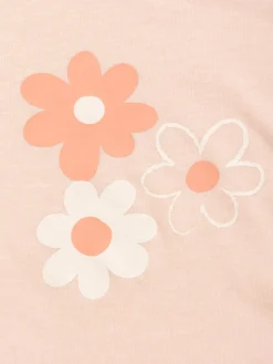 Tee-shirt fleurs fille (3-36M)