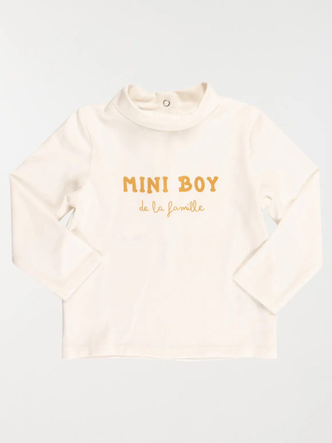 Tee-shirt garçon col roulé (3-36M)