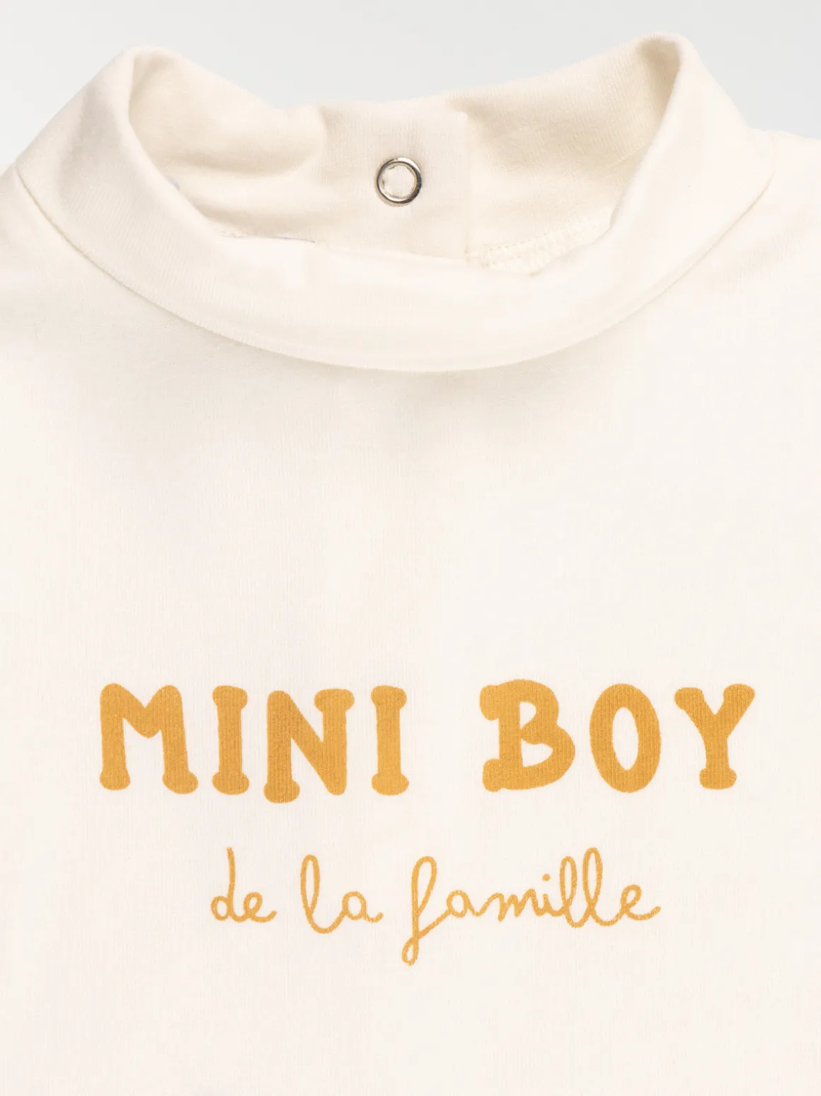 Tee-shirt garçon col roulé (3-36M)