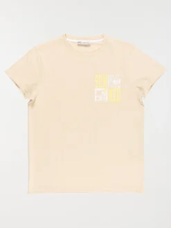 Tee-shirt garçon coloris mastic (XXS-M)