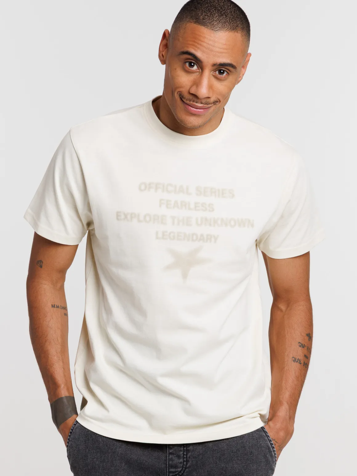 Tee-shirt imprimé 100% coton homme