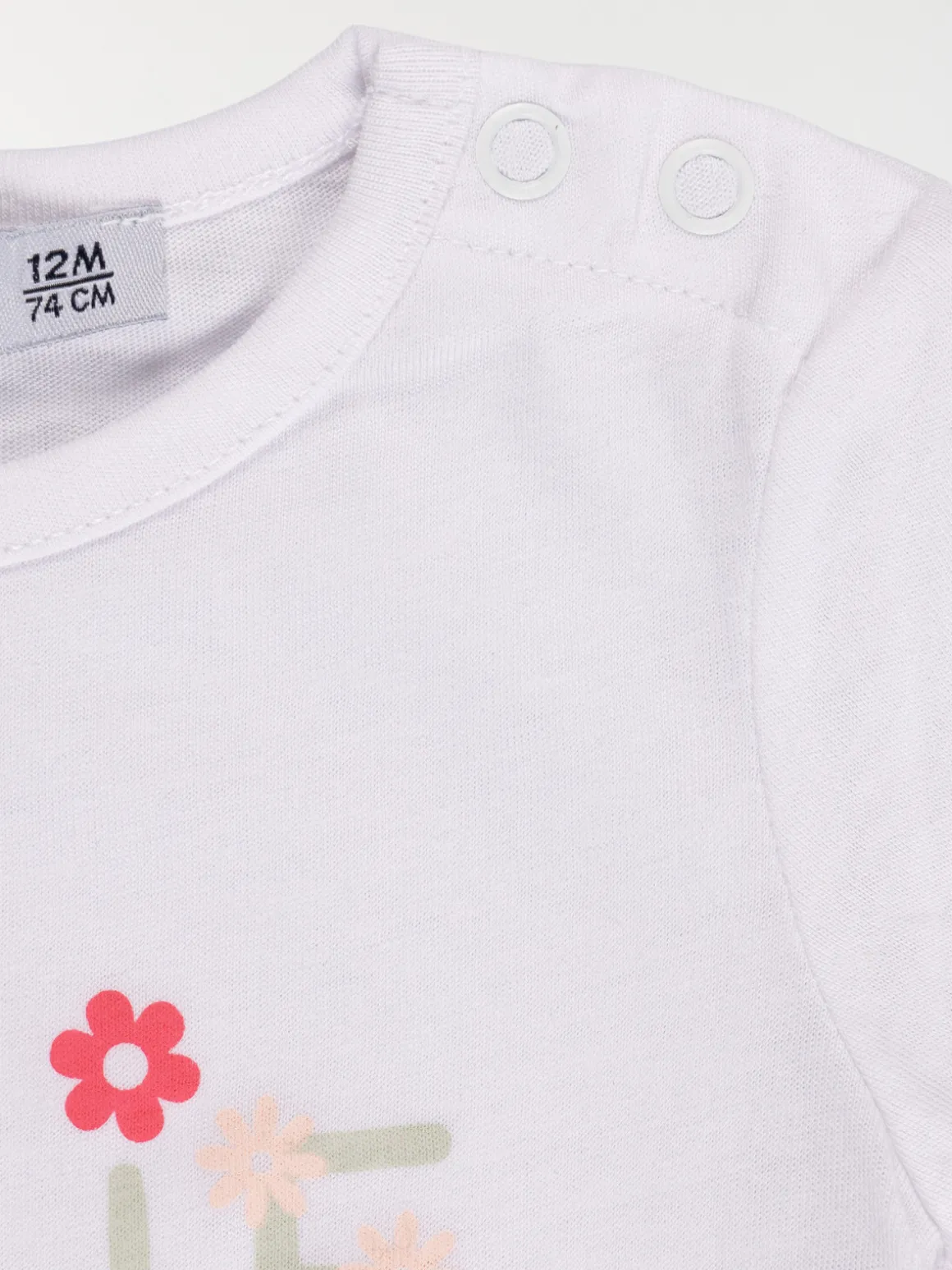 Tee-shirt message fille (3-36M)