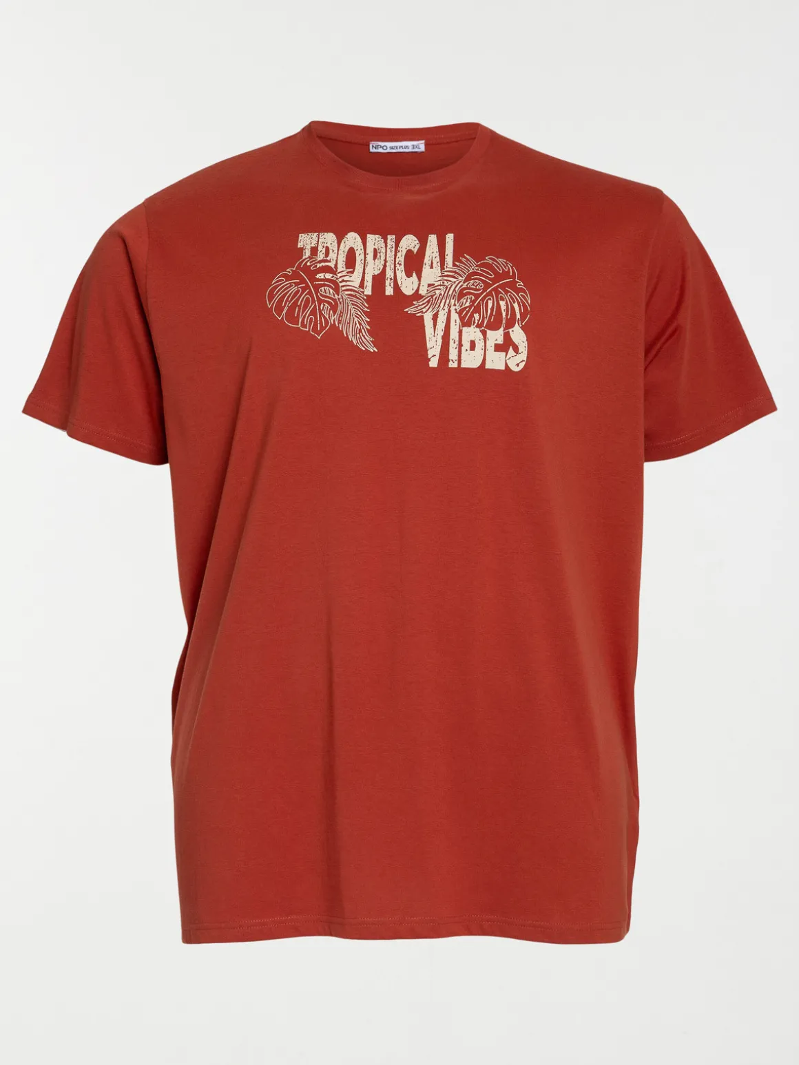 Tee-shirt motif grande taille homme
