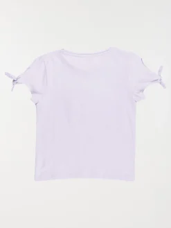 Tee-shirt motif lilas fille (3-12A)