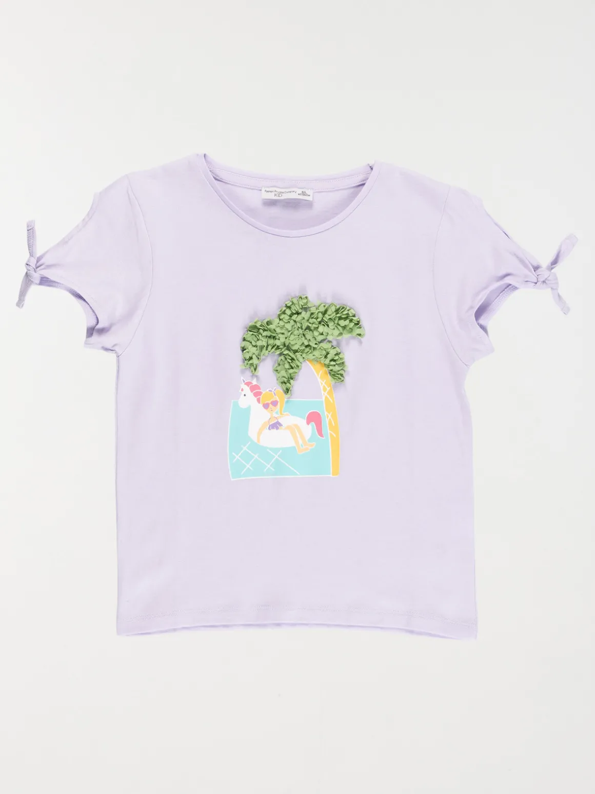 Tee-shirt motif lilas fille (3-12A)