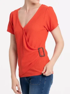 Tee-shirt paprika femme