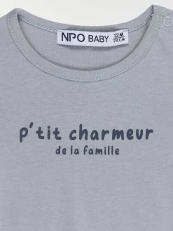 Tee-shirt p'tit charmeur garçon (3-36M)