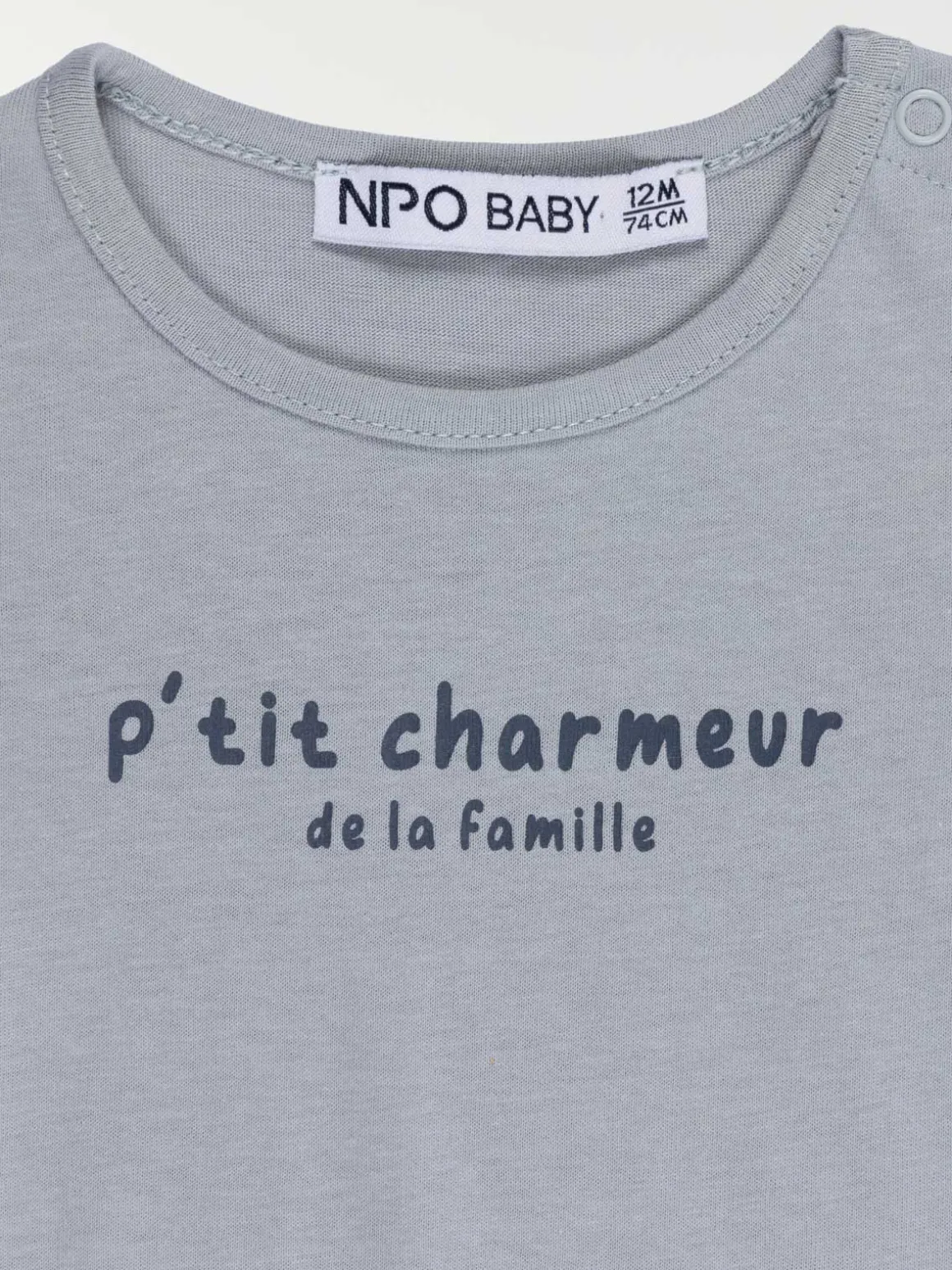Tee-shirt p'tit charmeur garçon (3-36M)
