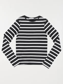 Tee-shirt rayé côtelé fille (XXS-M)