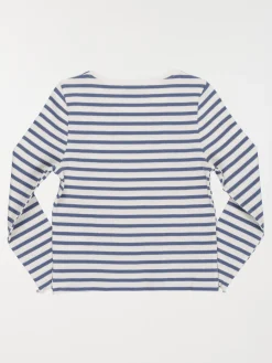 Tee-shirt rayé cœur brodé fille (3-12A)