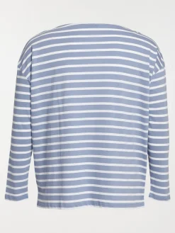 Tee-shirt rayé grande taille femme