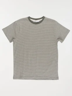 Tee-shirt rayé kaki garçon (XXS-M)