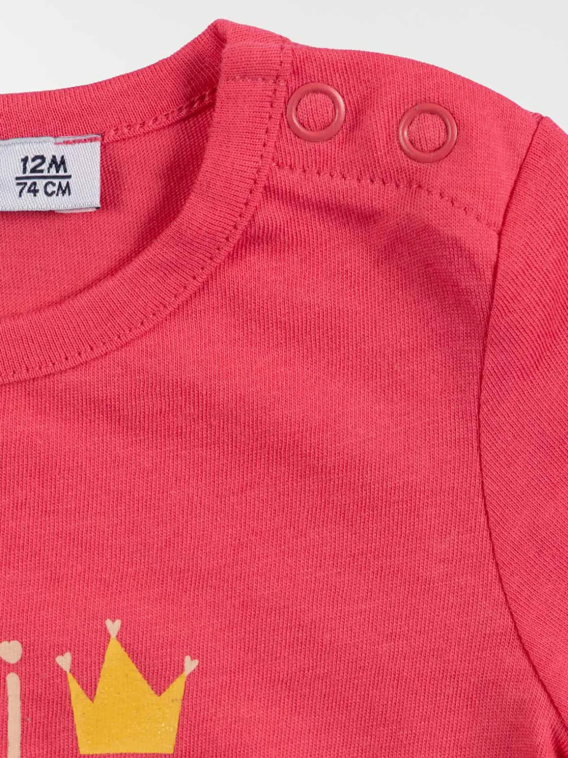 Tee-shirt rose magenta fille (3-36M)