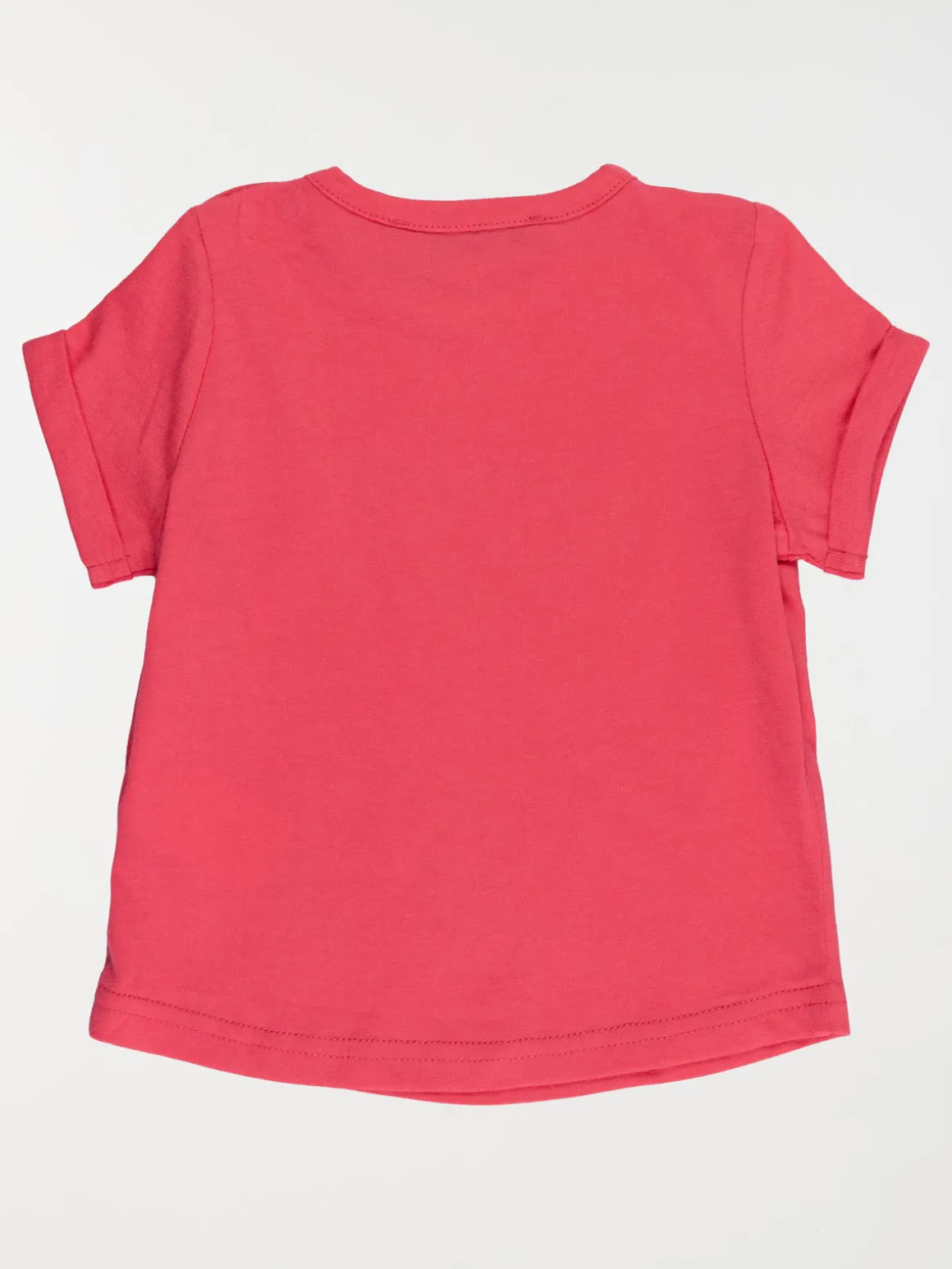 Tee-shirt rose magenta fille (3-36M)