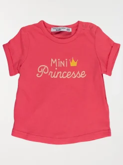 Tee-shirt rose magenta fille (3-36M)