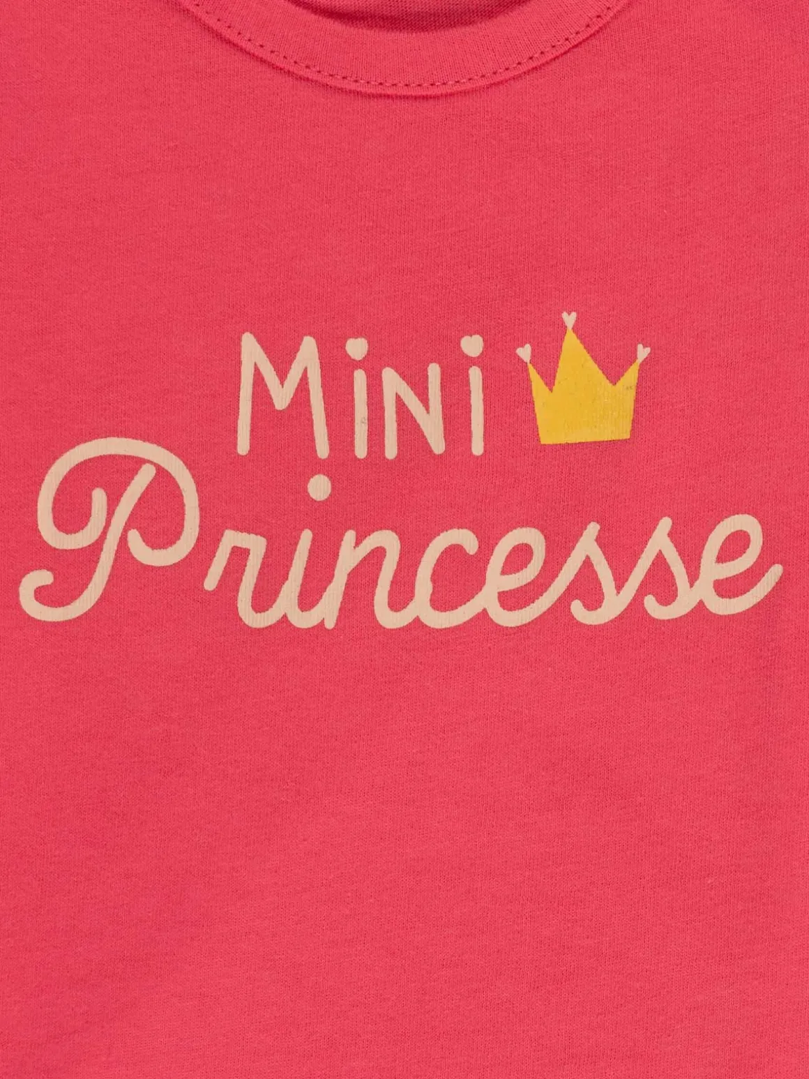 Tee-shirt rose magenta fille (3-36M)