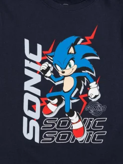 Tee-shirt Sonic garçon marine (3-12A)