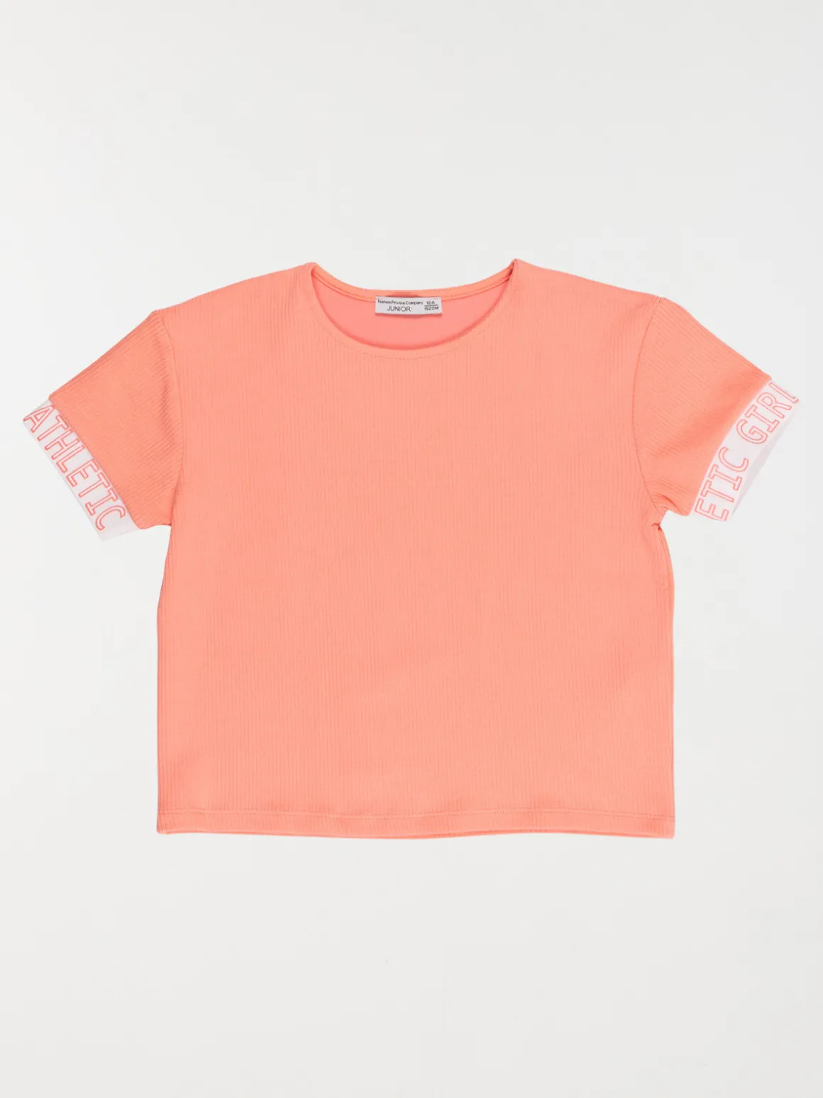 Tee-shirt sport néon rose fille (10-16A)