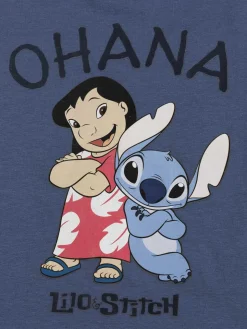 Tee-shirt Stitch fille bleu (3-12A)