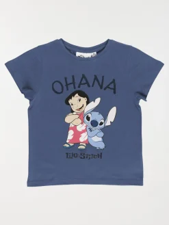 Tee-shirt Stitch fille bleu (3-12A)