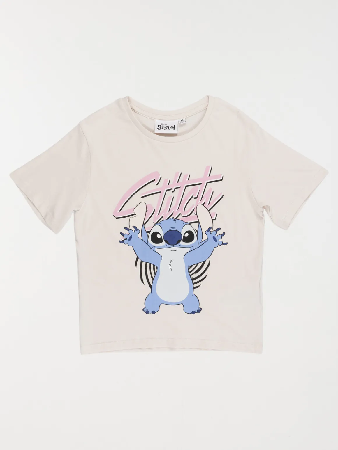 Tee-shirt Stitch fille (XXS-M)