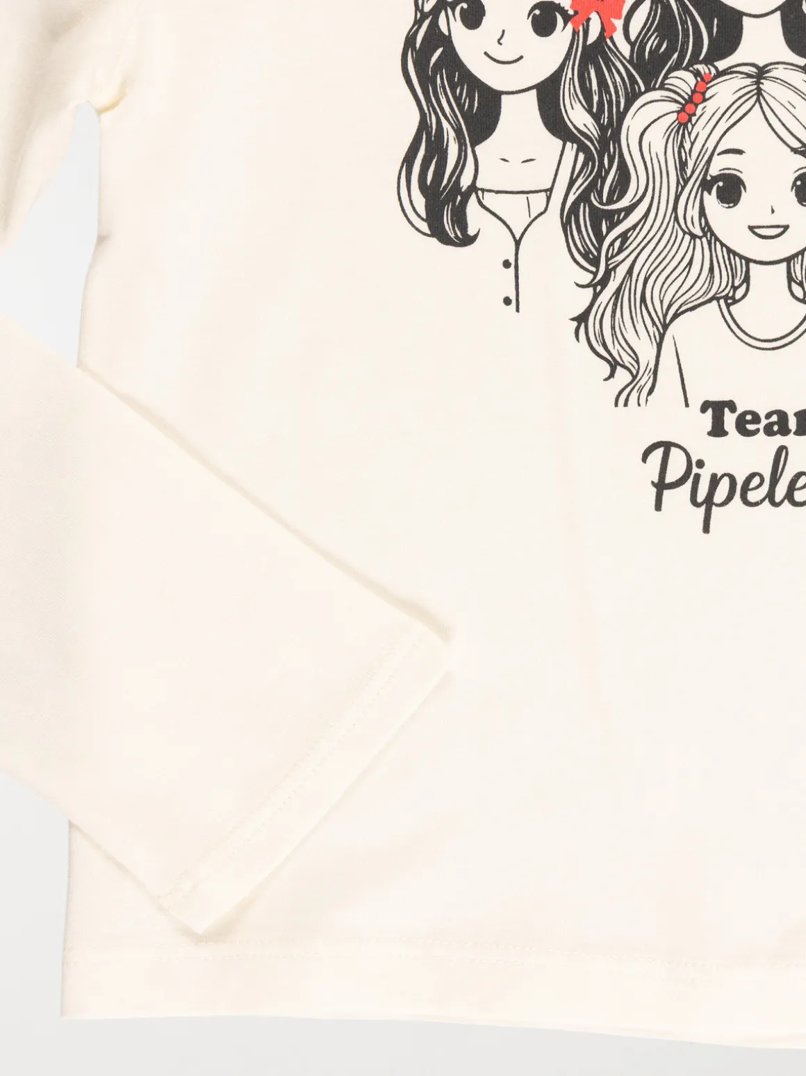 Tee-shirt team pipelettes fille (3-12A)