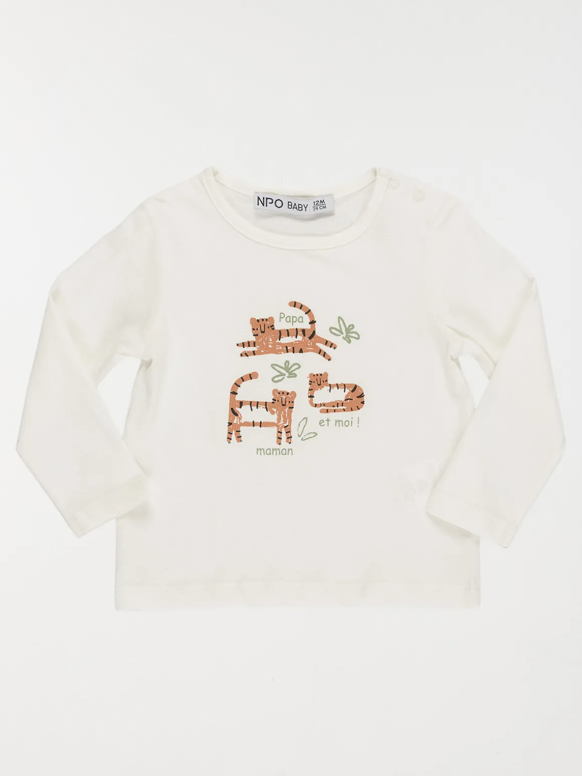 Tee-shirt tigres garçon (3-36M)