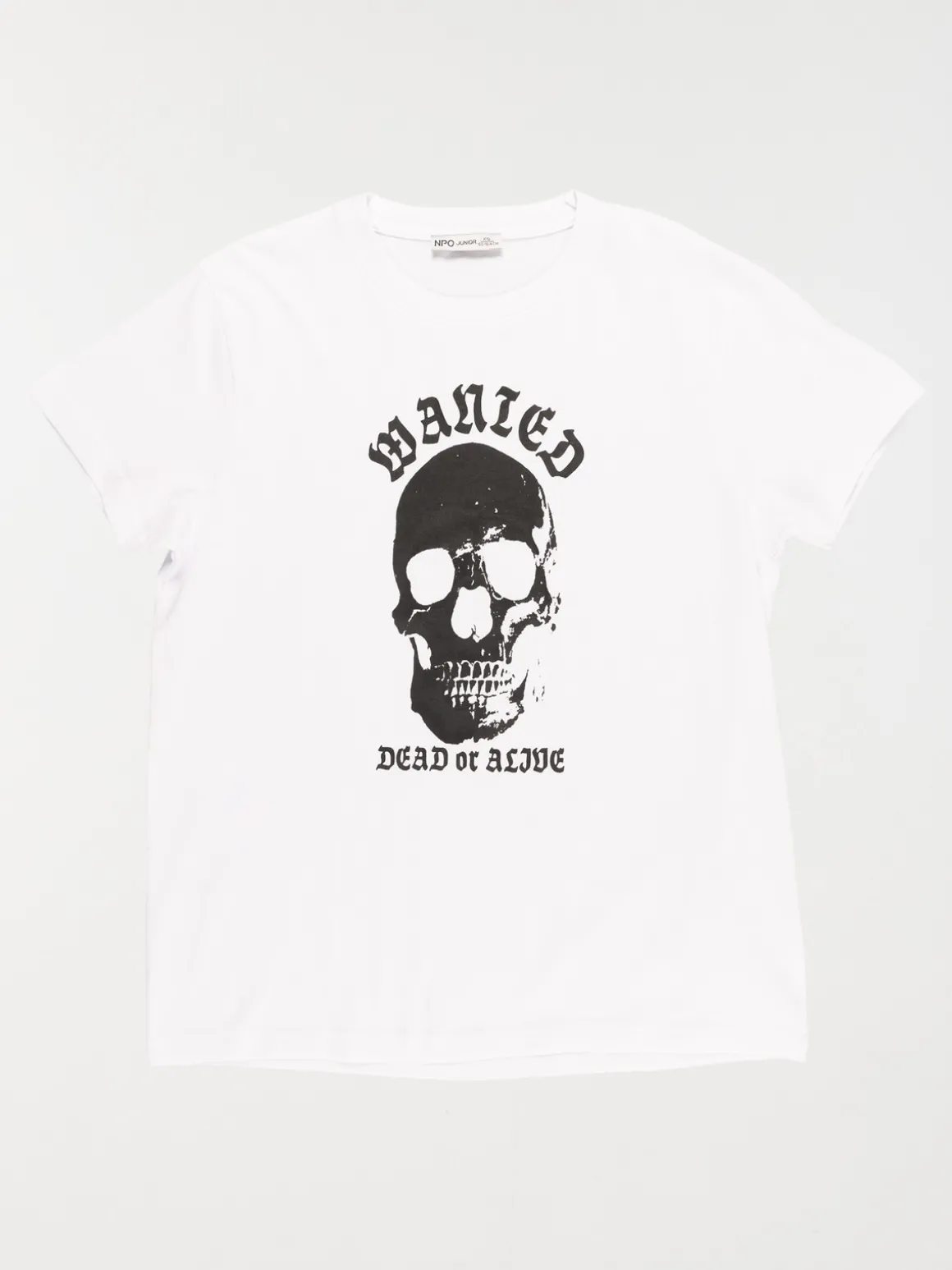 Tee-shirt tête de mort garçon (XXS-M)
