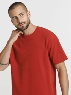 Tee-shirt uni col rond homme