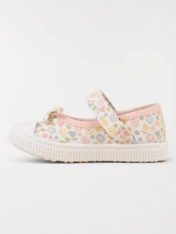 Tennis ballerines fleuries fille (20-23)