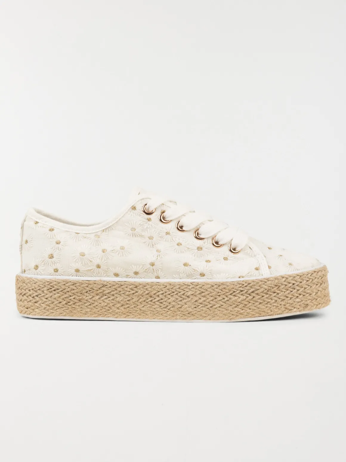 Tennis brodée plateforme femme (36-41)