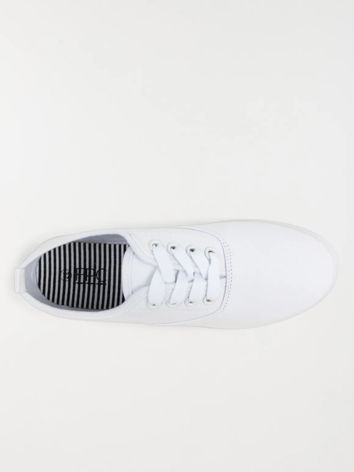 Tennis en toile blanche femme (37-42)