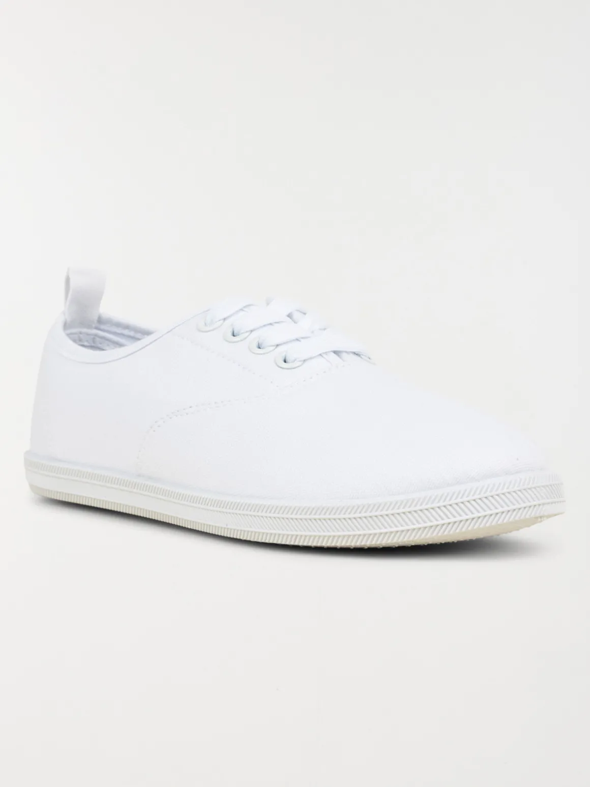 Tennis en toile blanche femme (37-42)