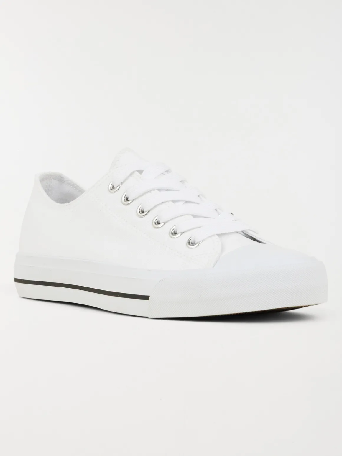 Tennis en toile blanche femme (36-41)