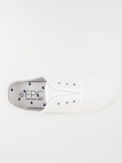 Tennis en toile blanches femme (36-41)