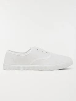 Tennis en toile blanches femme (36-41)