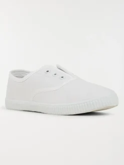 Tennis en toile blanches femme (36-41)
