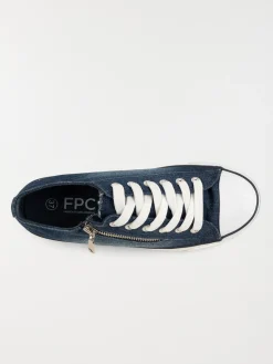 Tennis en toile bleu jean femme (37-42)