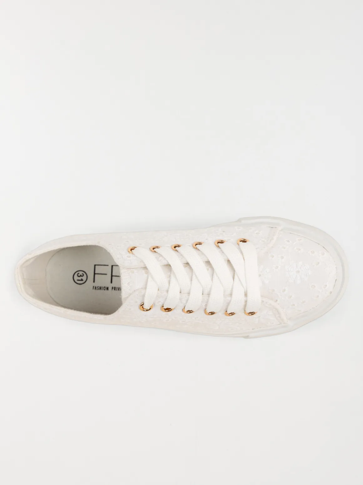 Tennis en toile brodée fille (31-36)