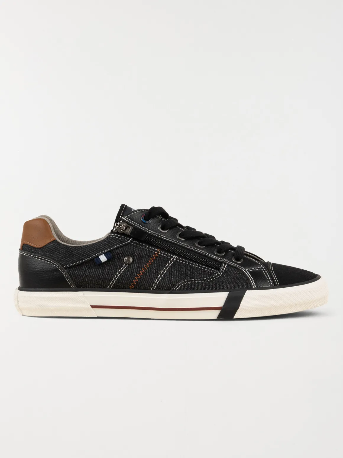 Tennis en toile homme noir (40-45)