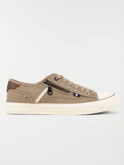 Tennis en toile homme taupe (40-45)